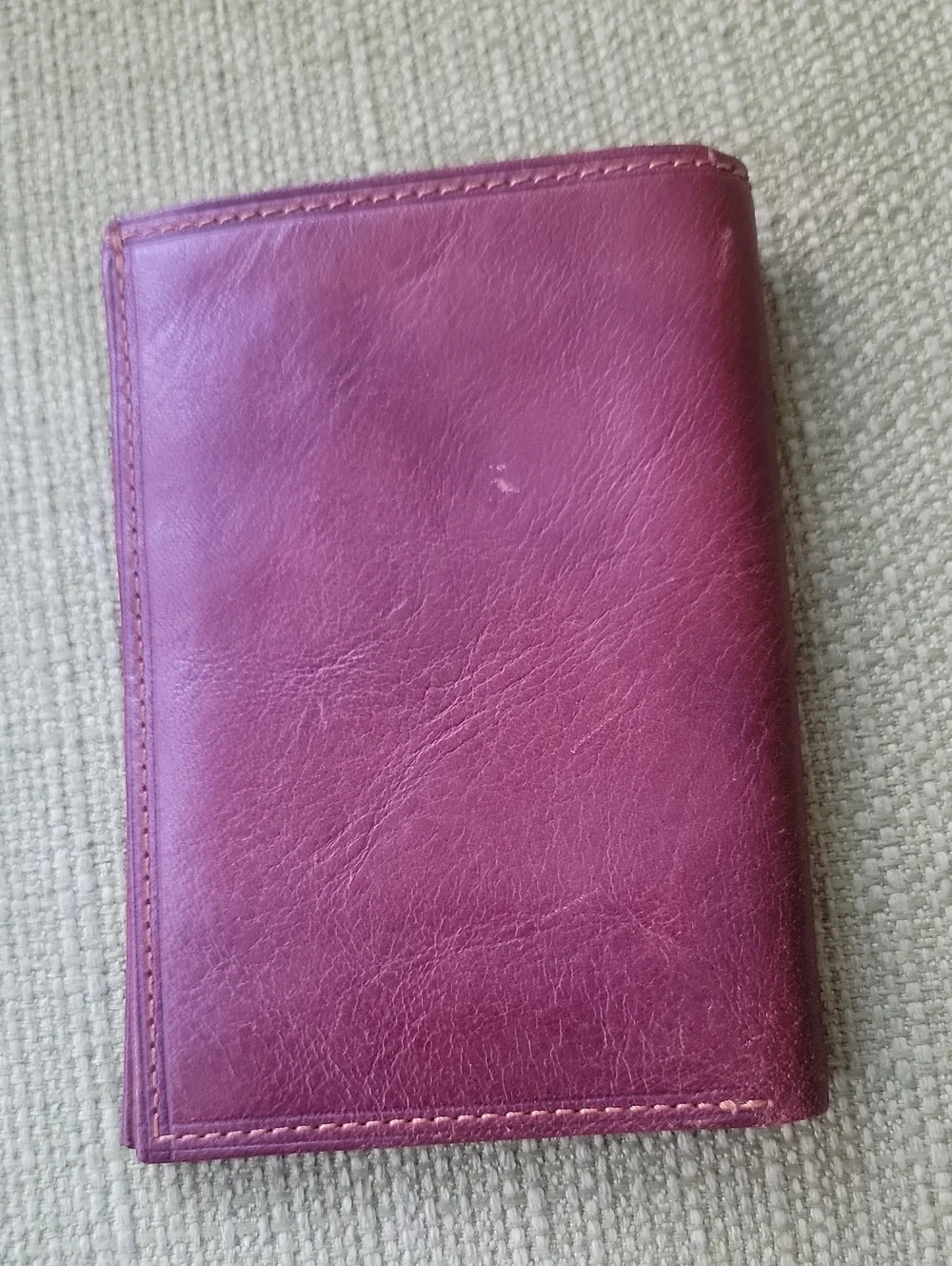 GanMarcoVenturi Brown Leather Passport Wallet - Classic Men's Accessory